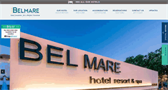 Desktop Screenshot of belmarehotel.gr